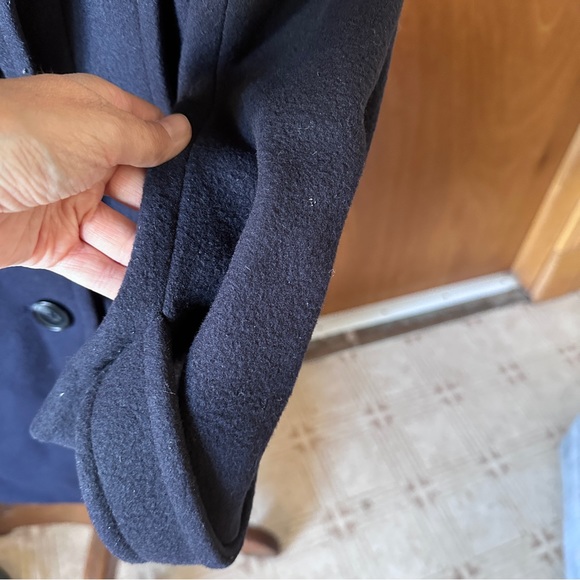 Aritzia Community Navy Wool Coat - Picture 5 of 7